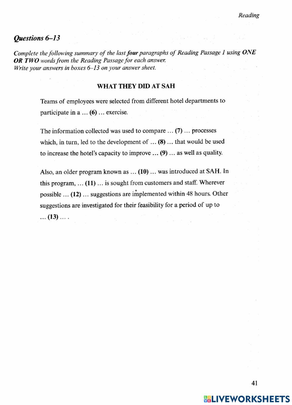 Ielts reading book 2 test 2 part 1