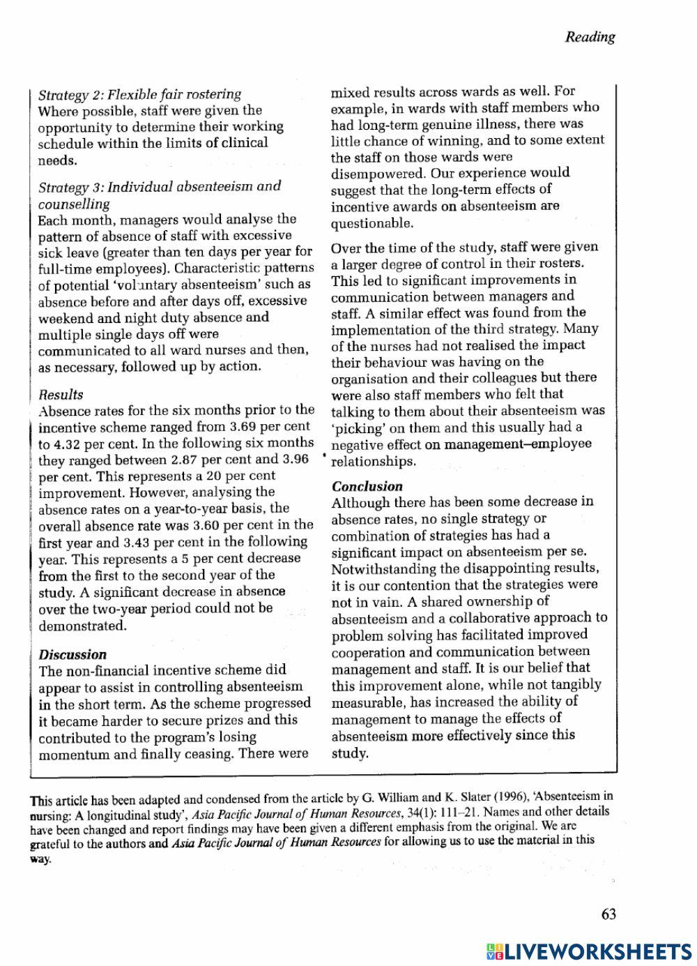 Ielts reading book 2 test 3 part 1