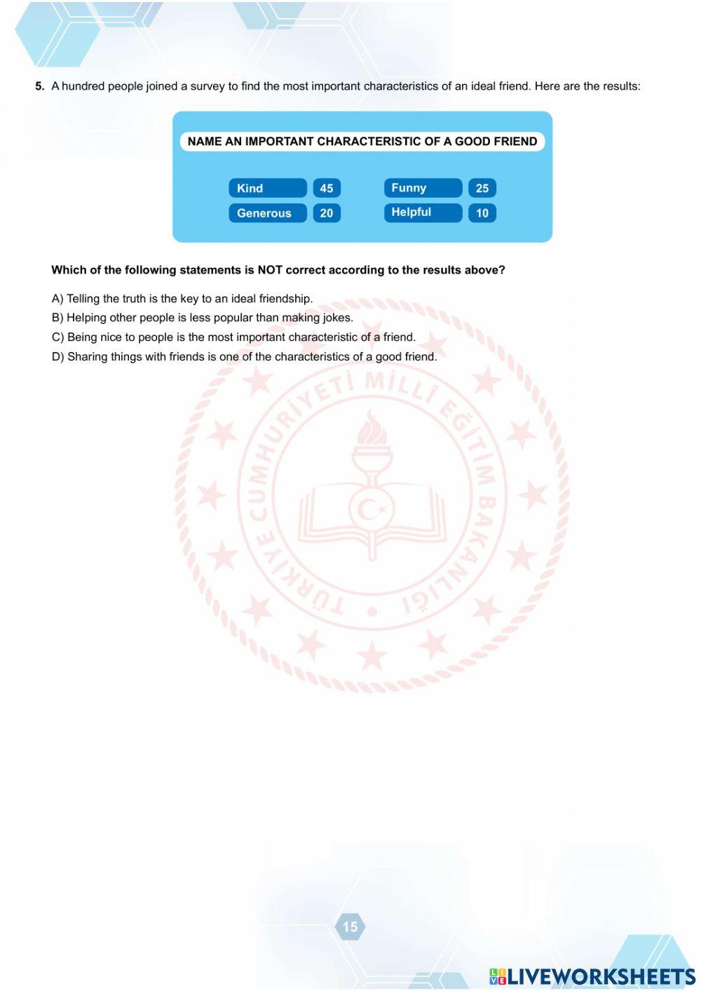 Ekim-Kasım-Aralık Örnek Sorular