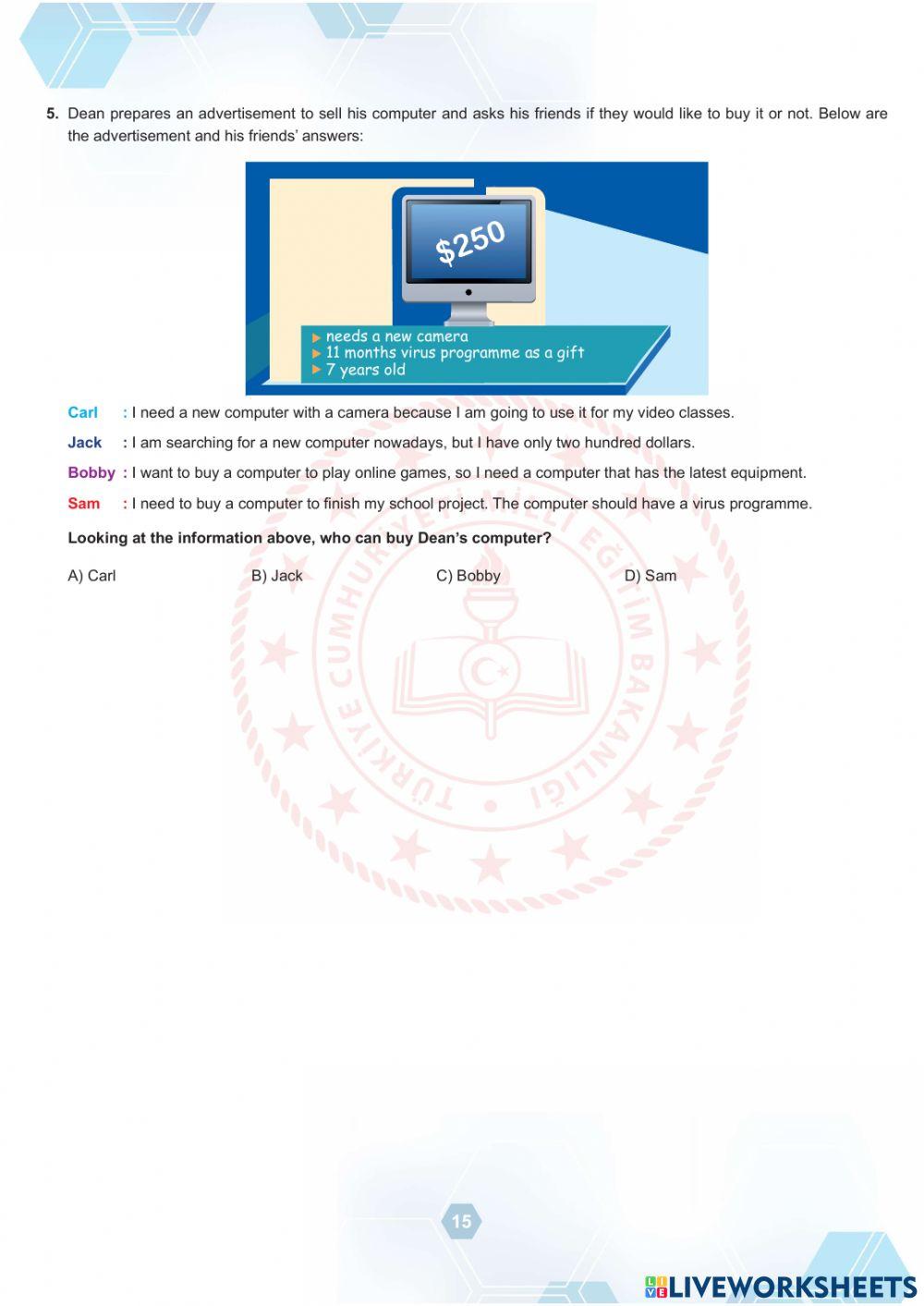 LGS Örnek Ocak-Şubat-Mart