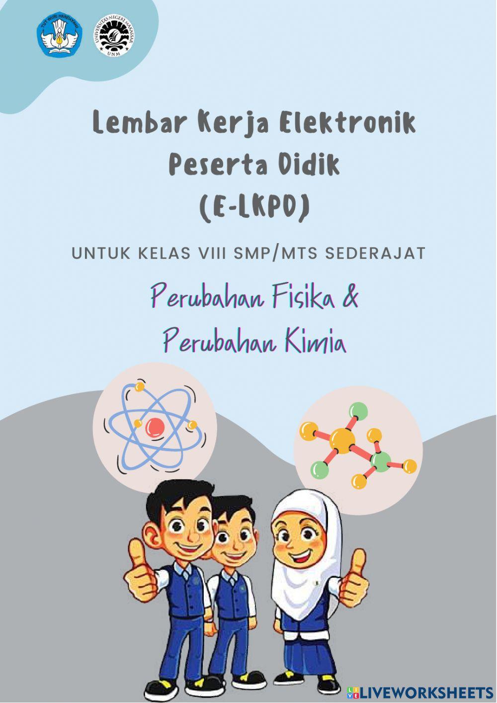E-LKPD perubahan zat