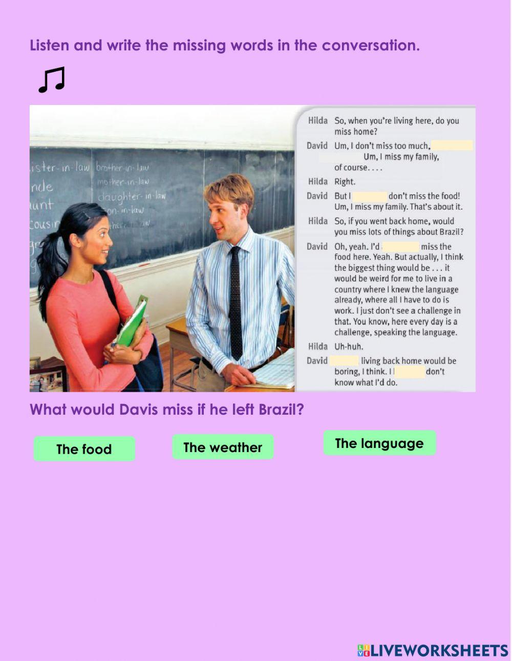 Listening Practice Day 13