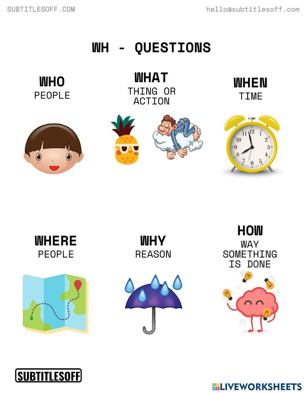 Wh questions