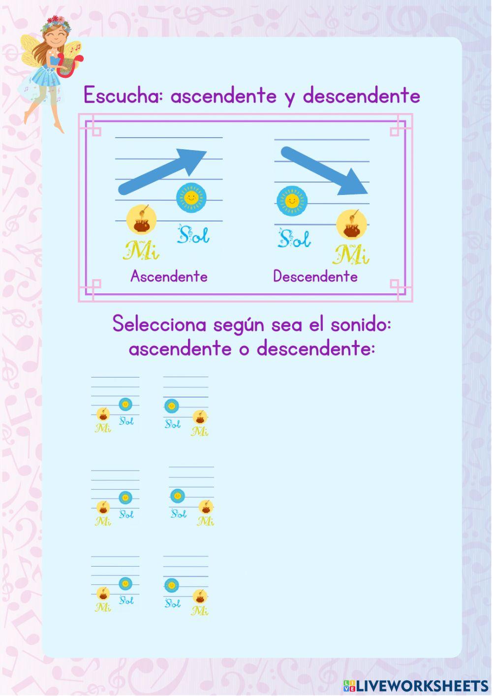 ASCENDENTE-DESCENDENTE