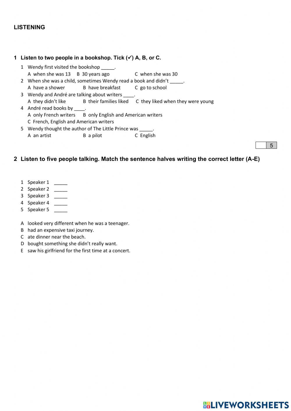 Follow up units 7 & 8