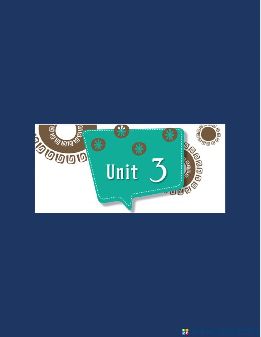 U3 online exercise for | Live Worksheets