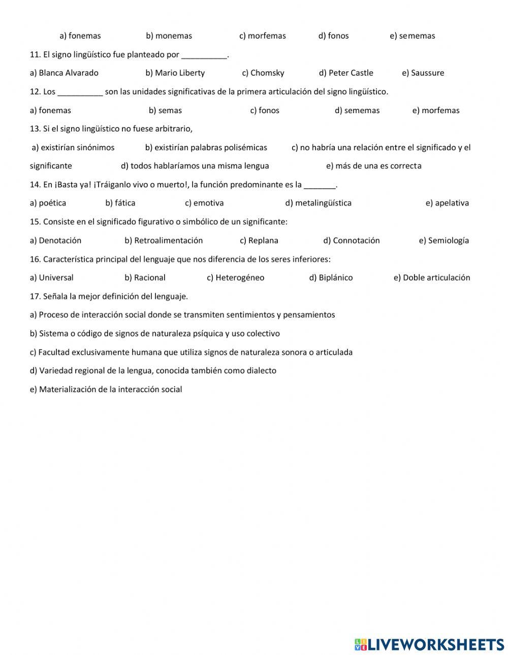 Examen de Comunicación