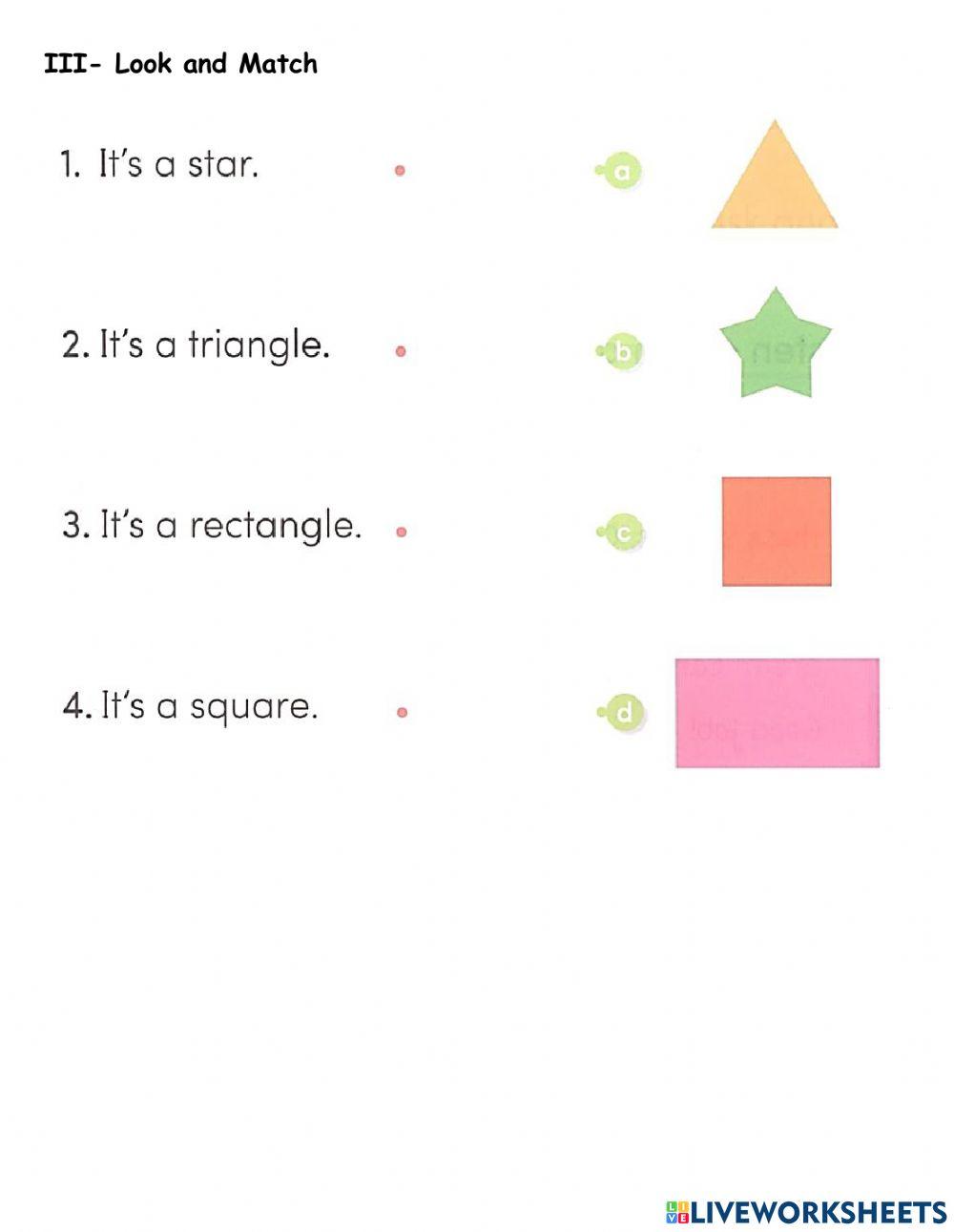 Hang Out Starter Unit 4 Shapes and Colors Lesson 2