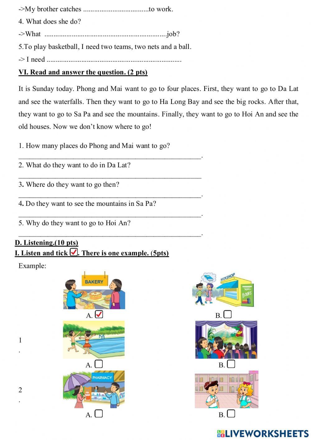 Placement test -khoi 4- level 2