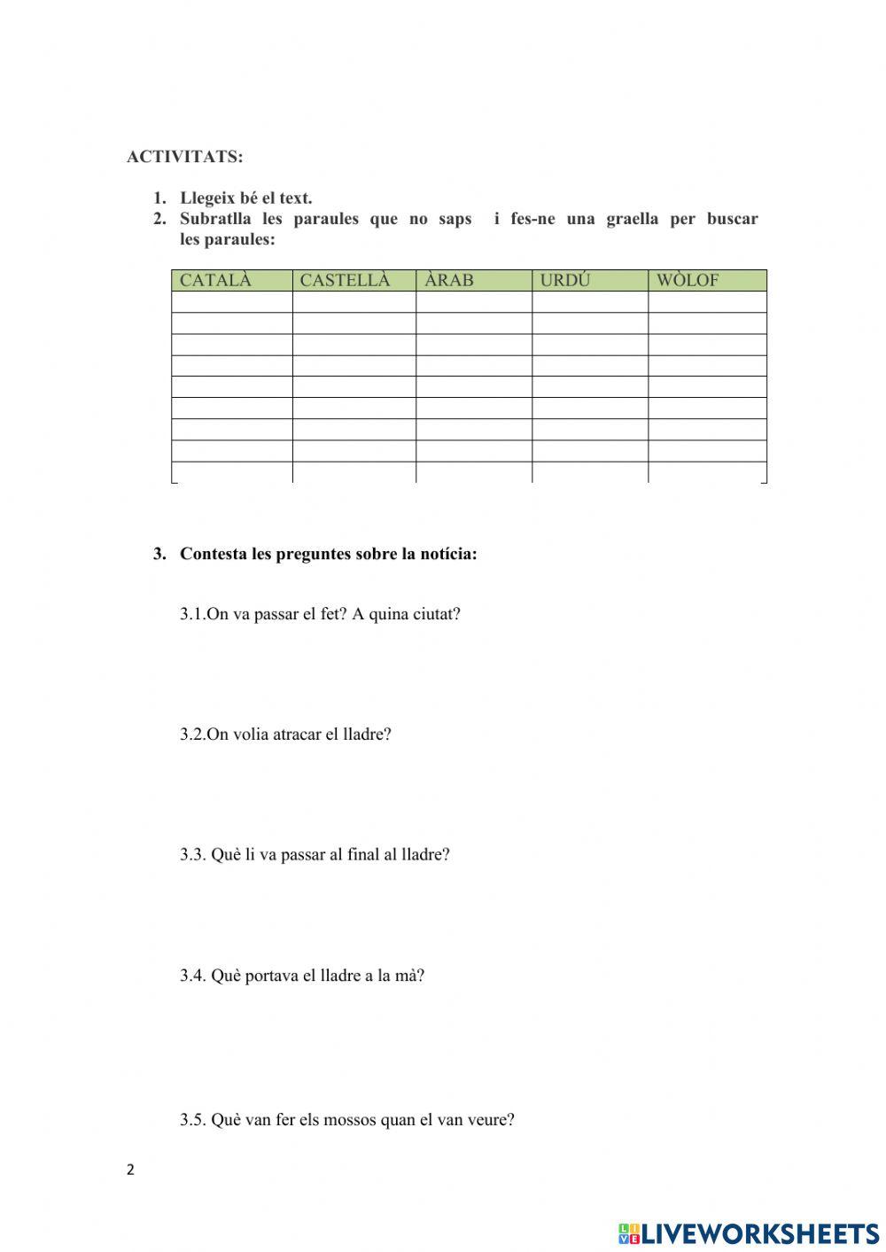 Els mossos disparen un tret a un lladre  الشرطة تطلق النار على لص
