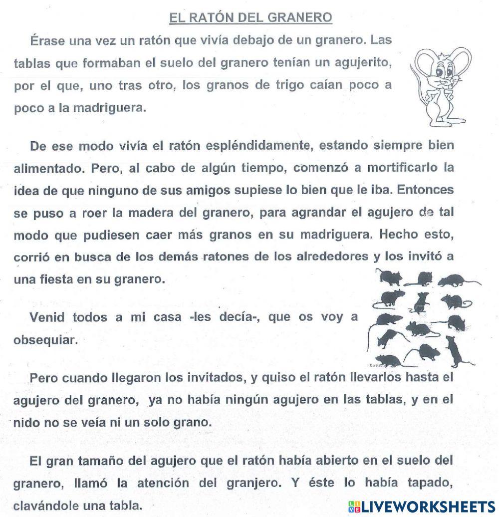 Lectura de comprensión