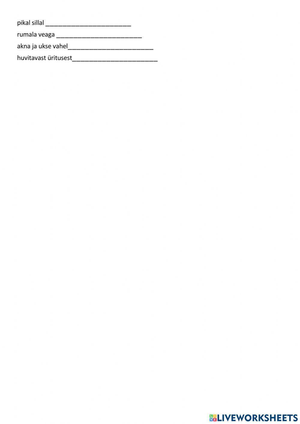 8.klass   Mitmuse omastav