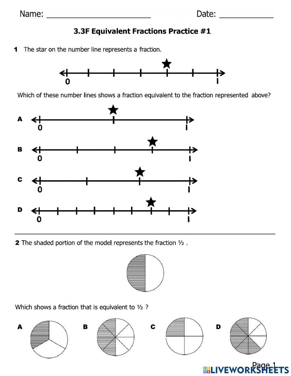 Team Practice Fractions 3.3f