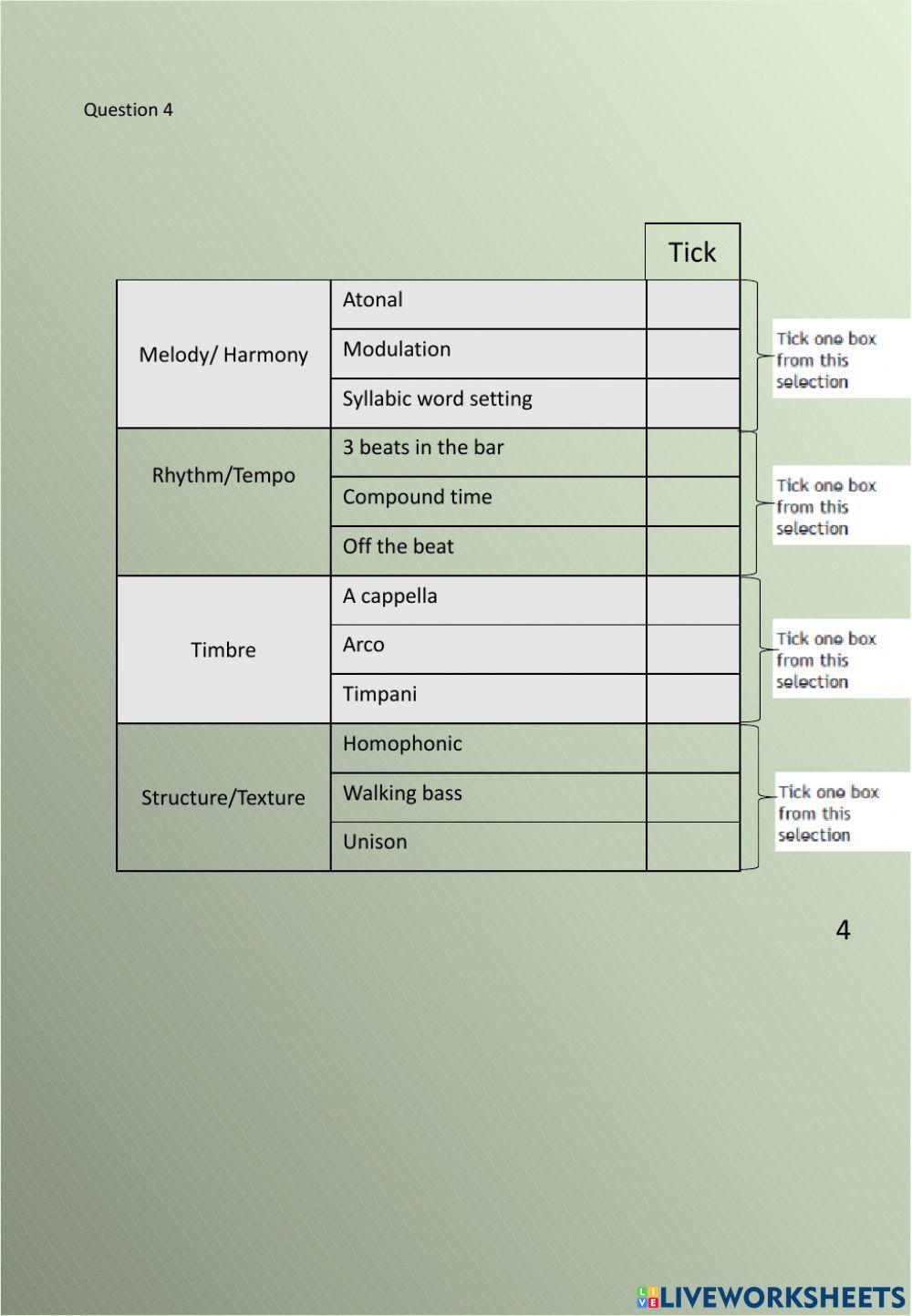 Nat 5 Music Revision 2
