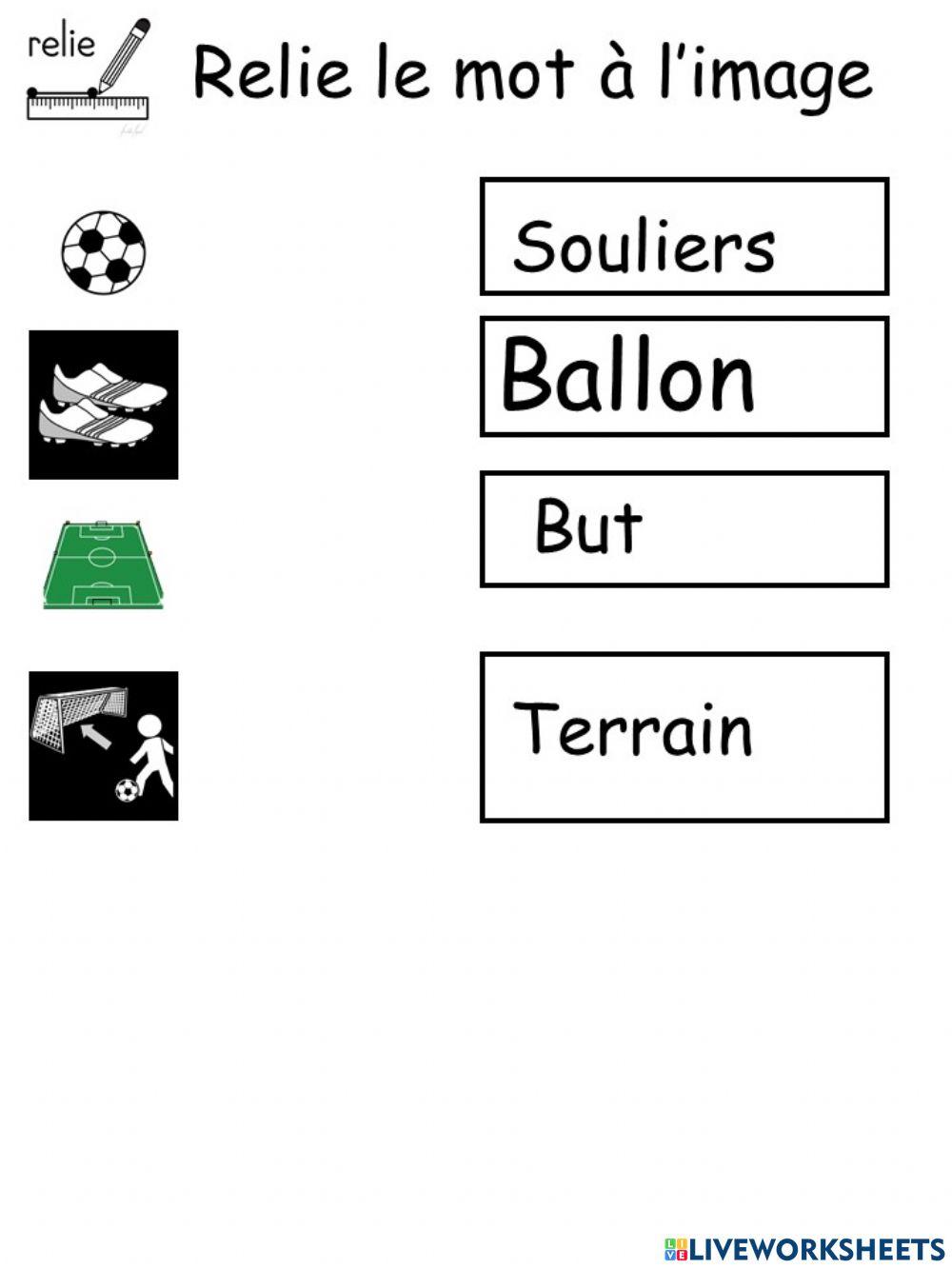 Vocabulaire soccer 1