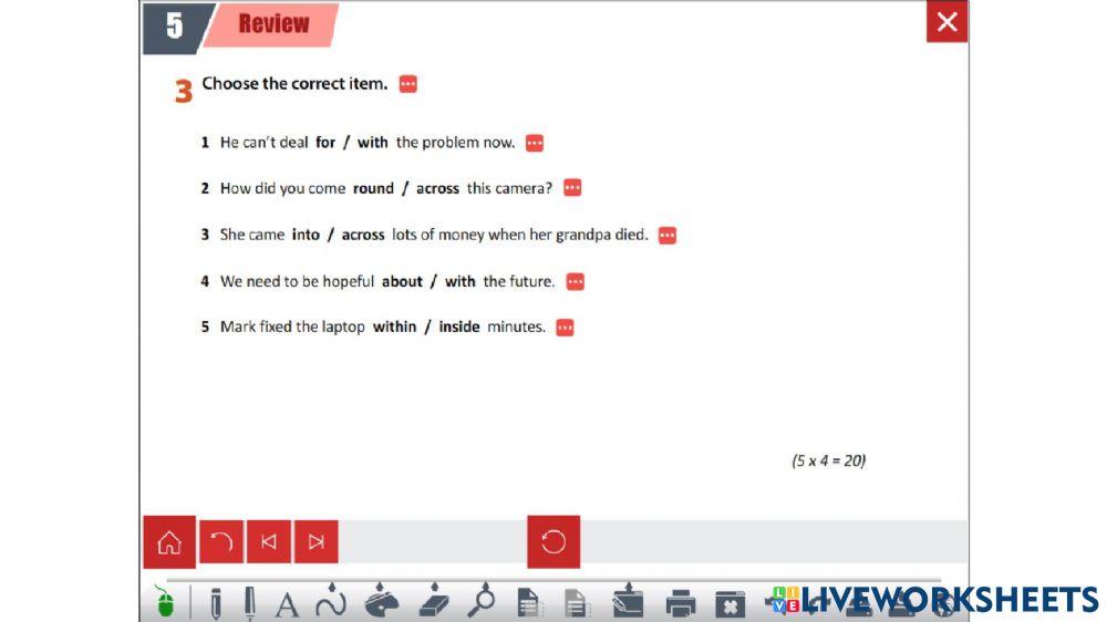 Sprawdzian new enterprise b1 unit 5
