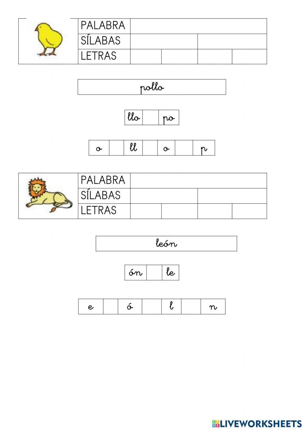 ANIMALES-CONCIENCIA FONOLÓGICA 1