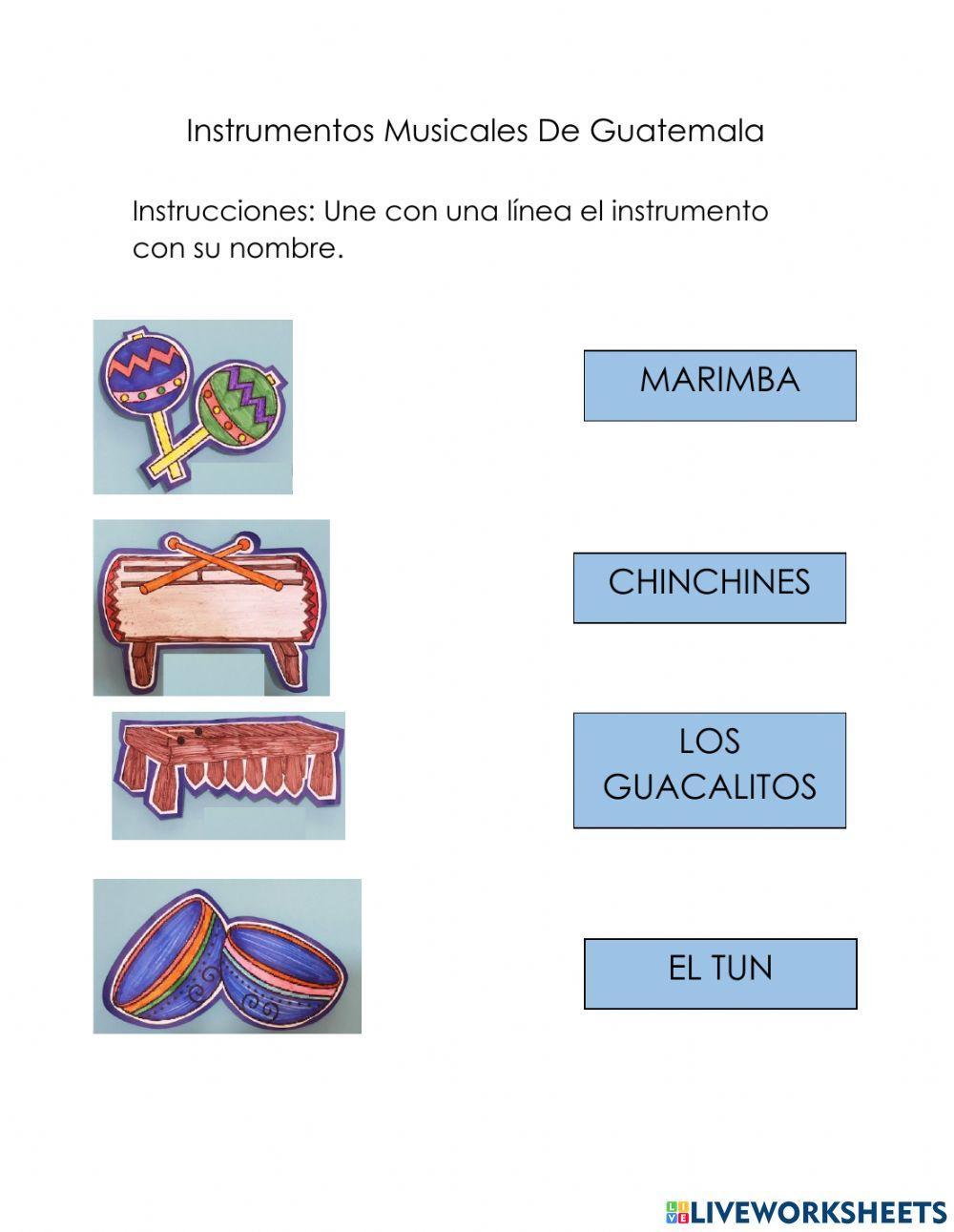 Instrumentos tradicionales de Guatemala