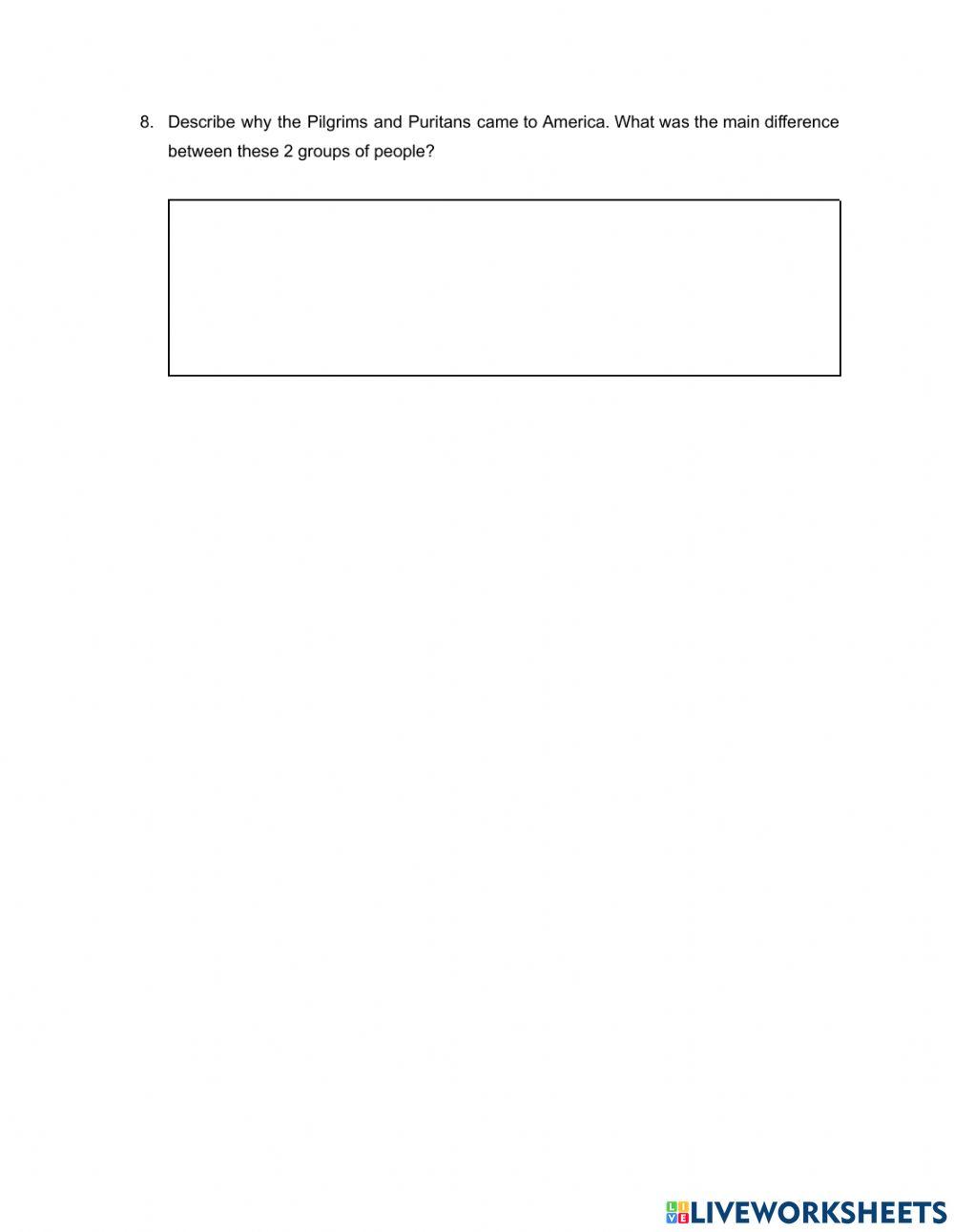 Questions Colonization