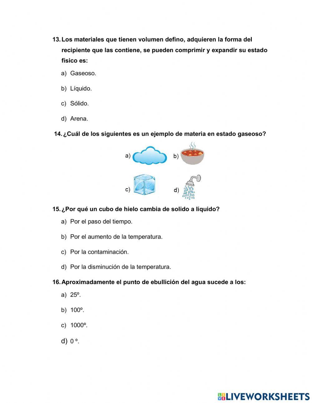 Repaso de Ciencias Naturales