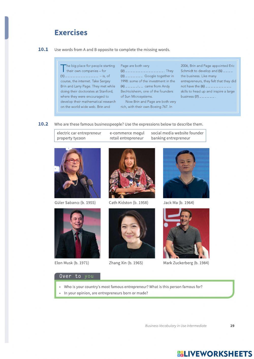 Business people and Busness Learder