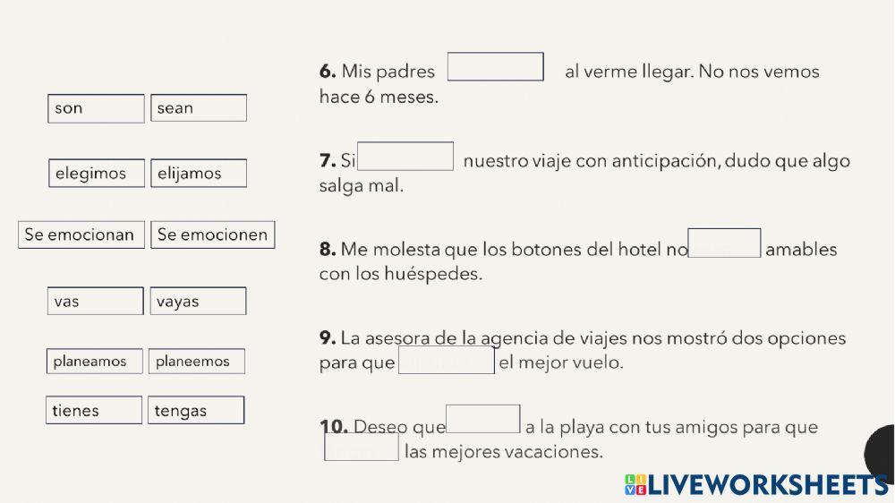 Gramática en ELE: Indicativo vs. Subjubtivo