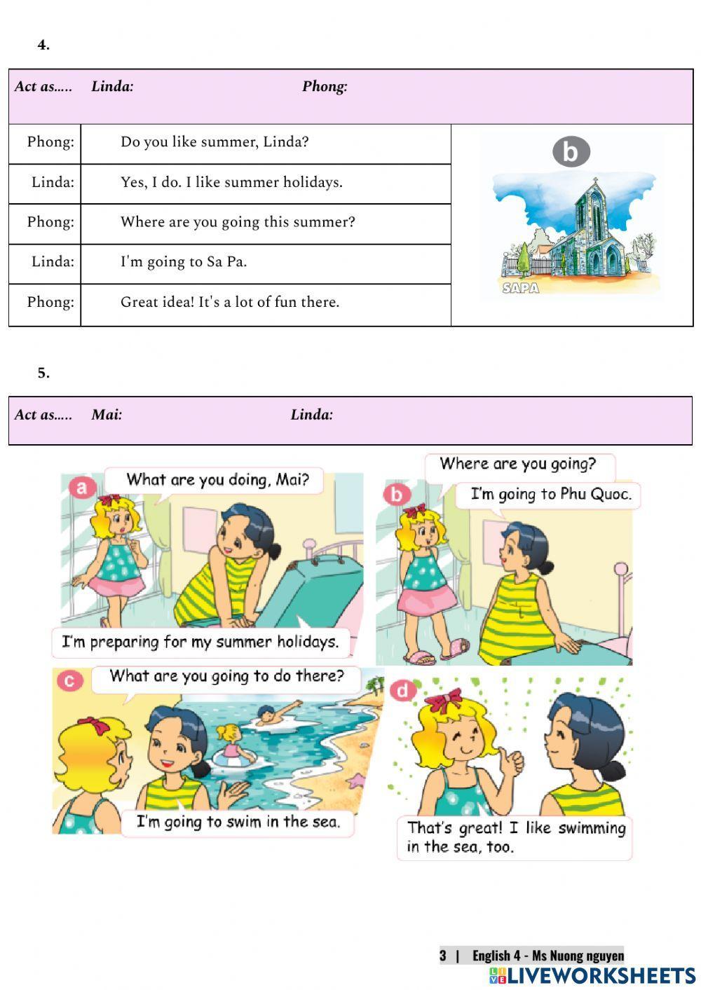 E4U20 (speaking) What are you going to do? -nuongnguyen