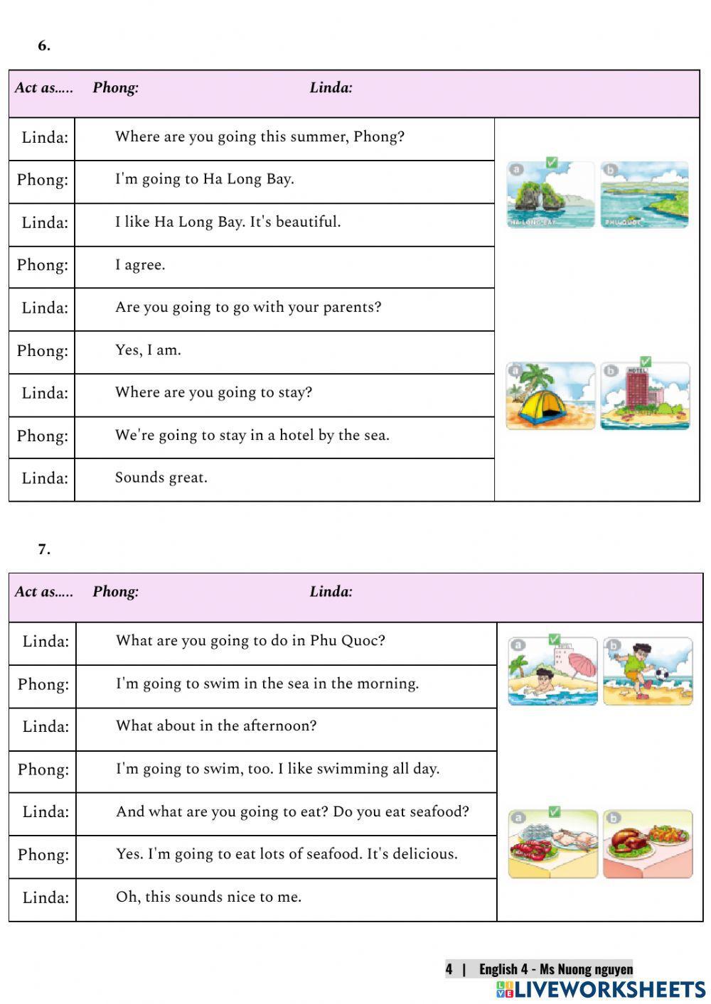 E4U20 (speaking) What are you going to do? -nuongnguyen