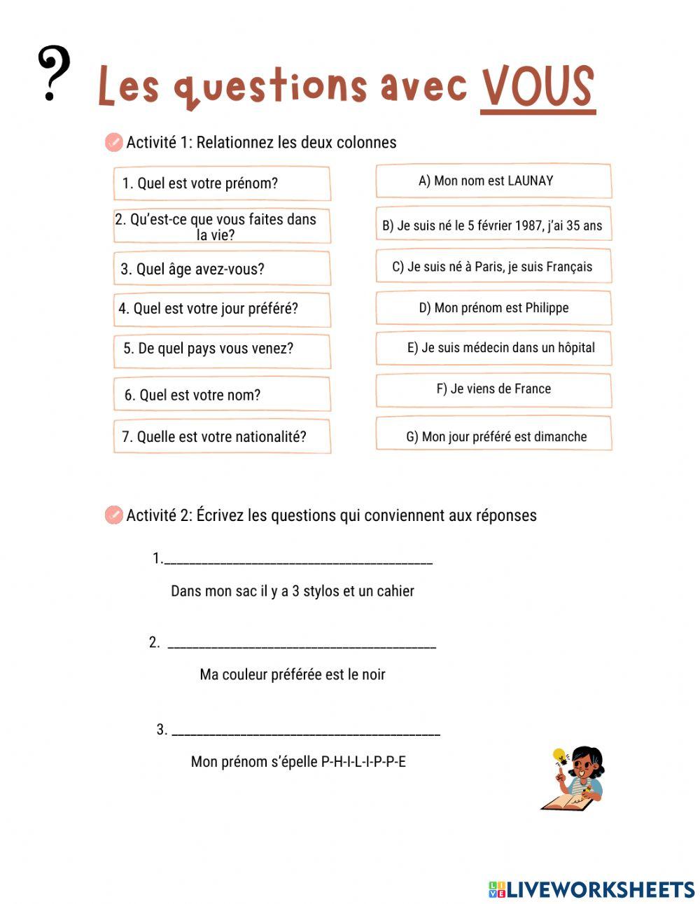 Que Veutdire En Anglais? Worksheet Live Worksheets, 56 OFF