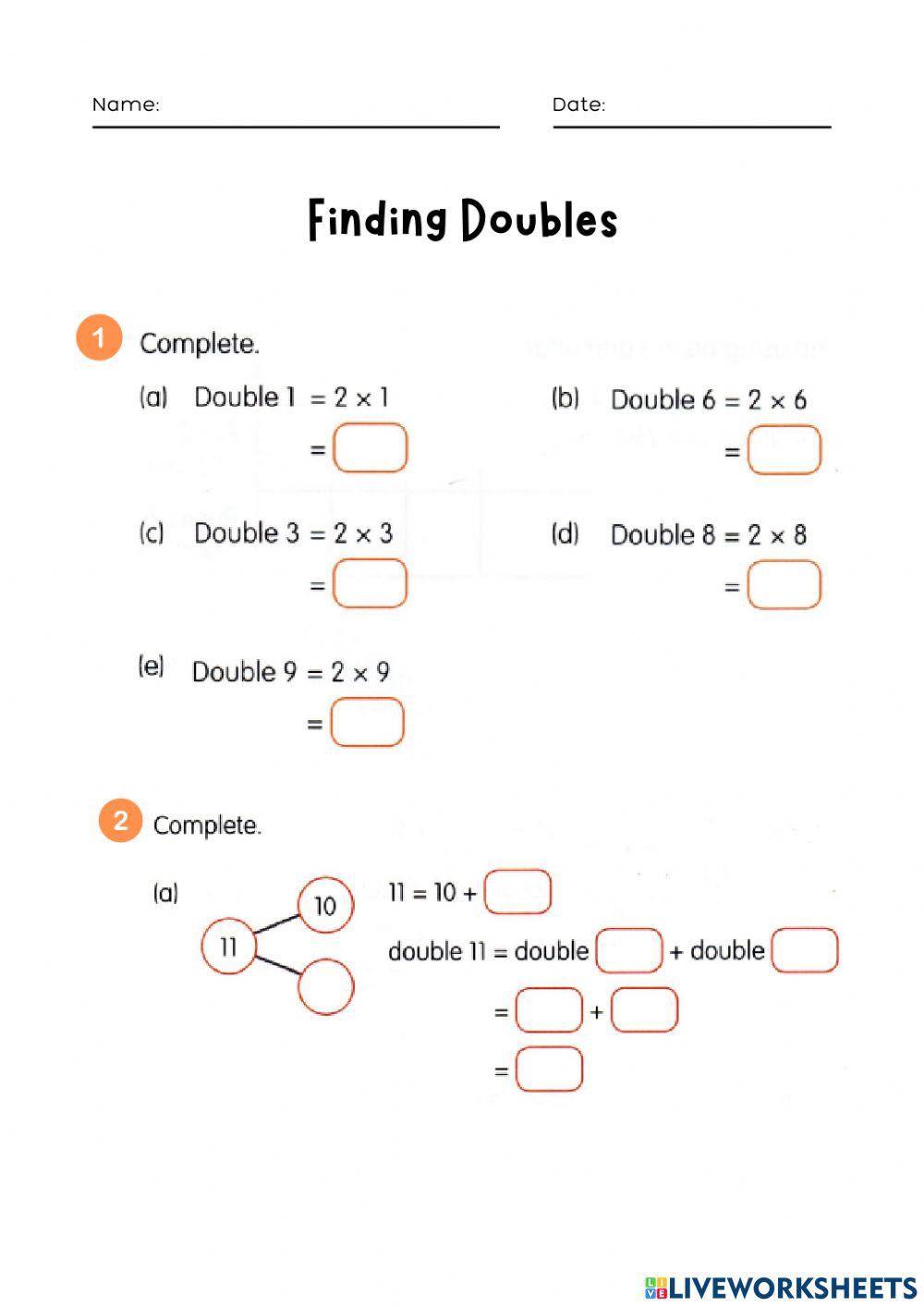 Finding Doubles