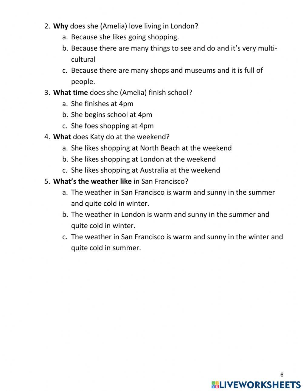 Diagnostic test 2ESO