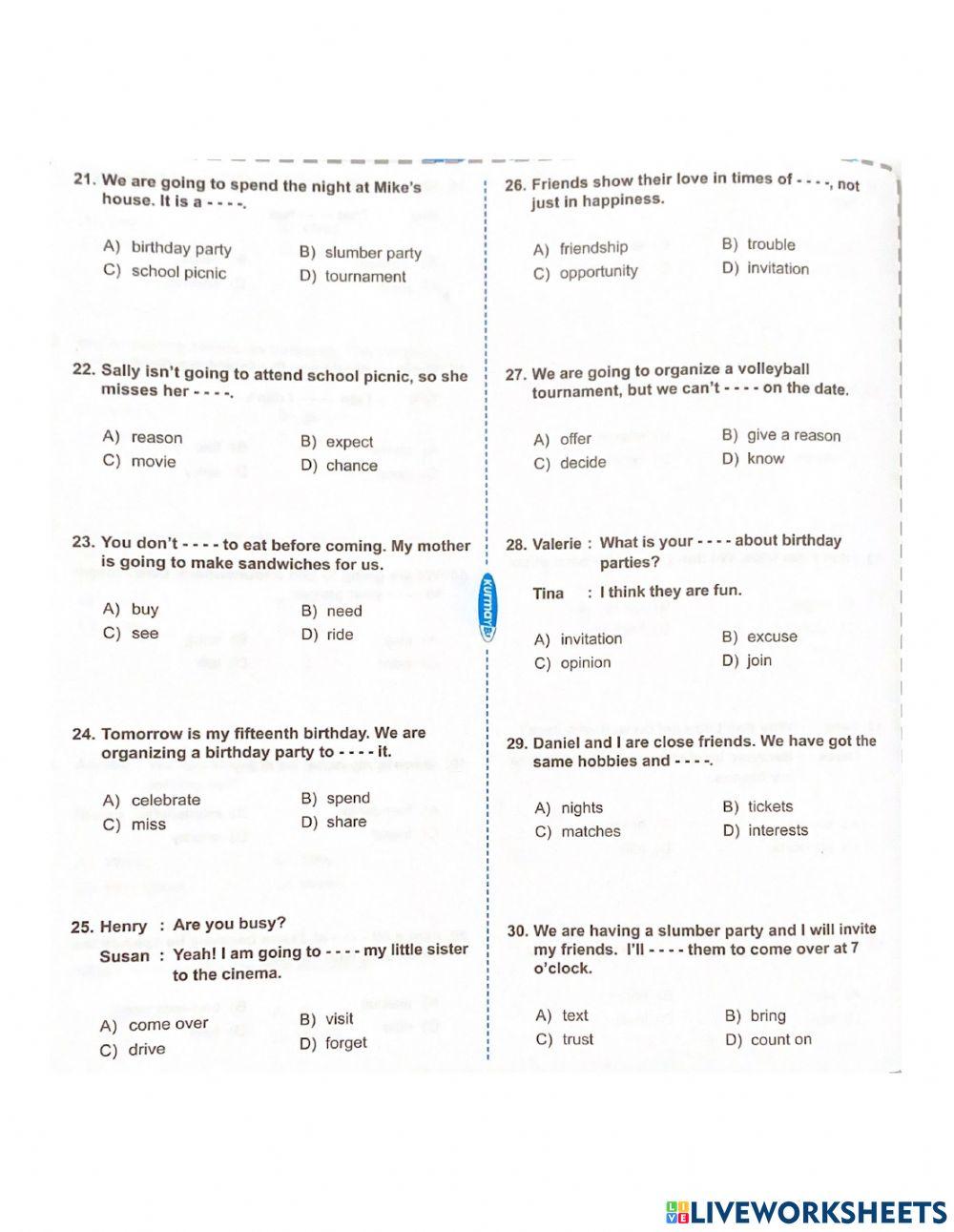 Lgs units 1-2-3 vocab