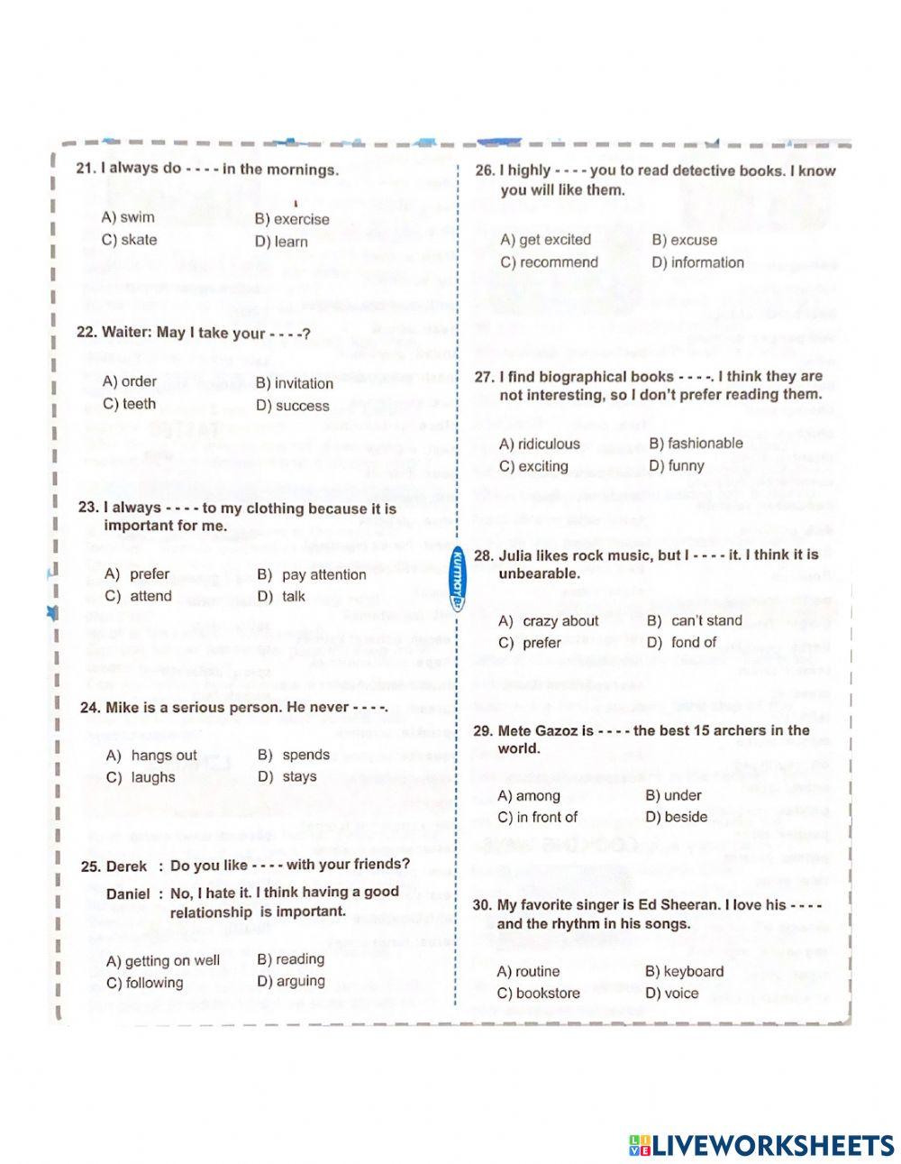 Lgs units 1-2-3 vocab