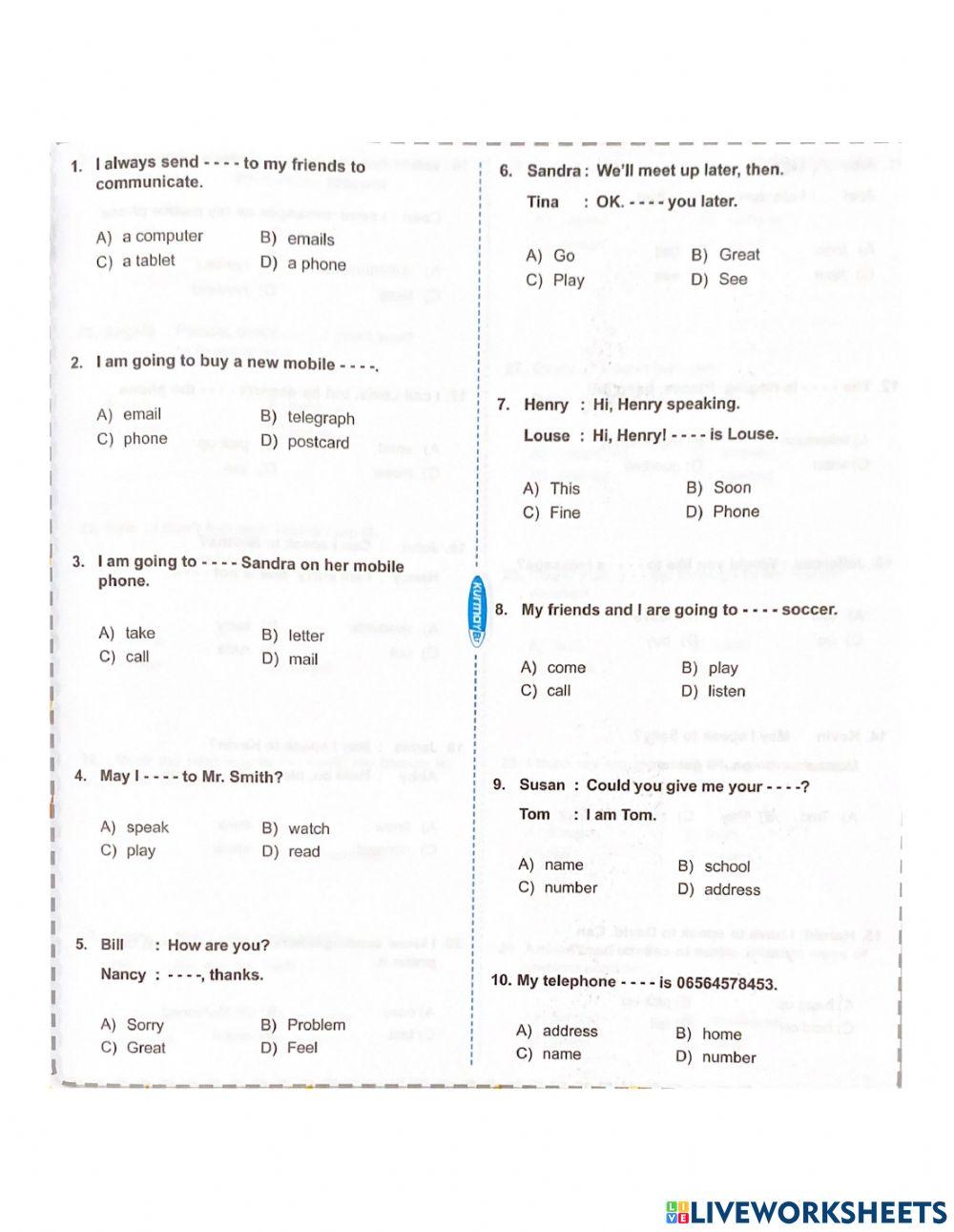 Lgs units 4-5-6 vocab