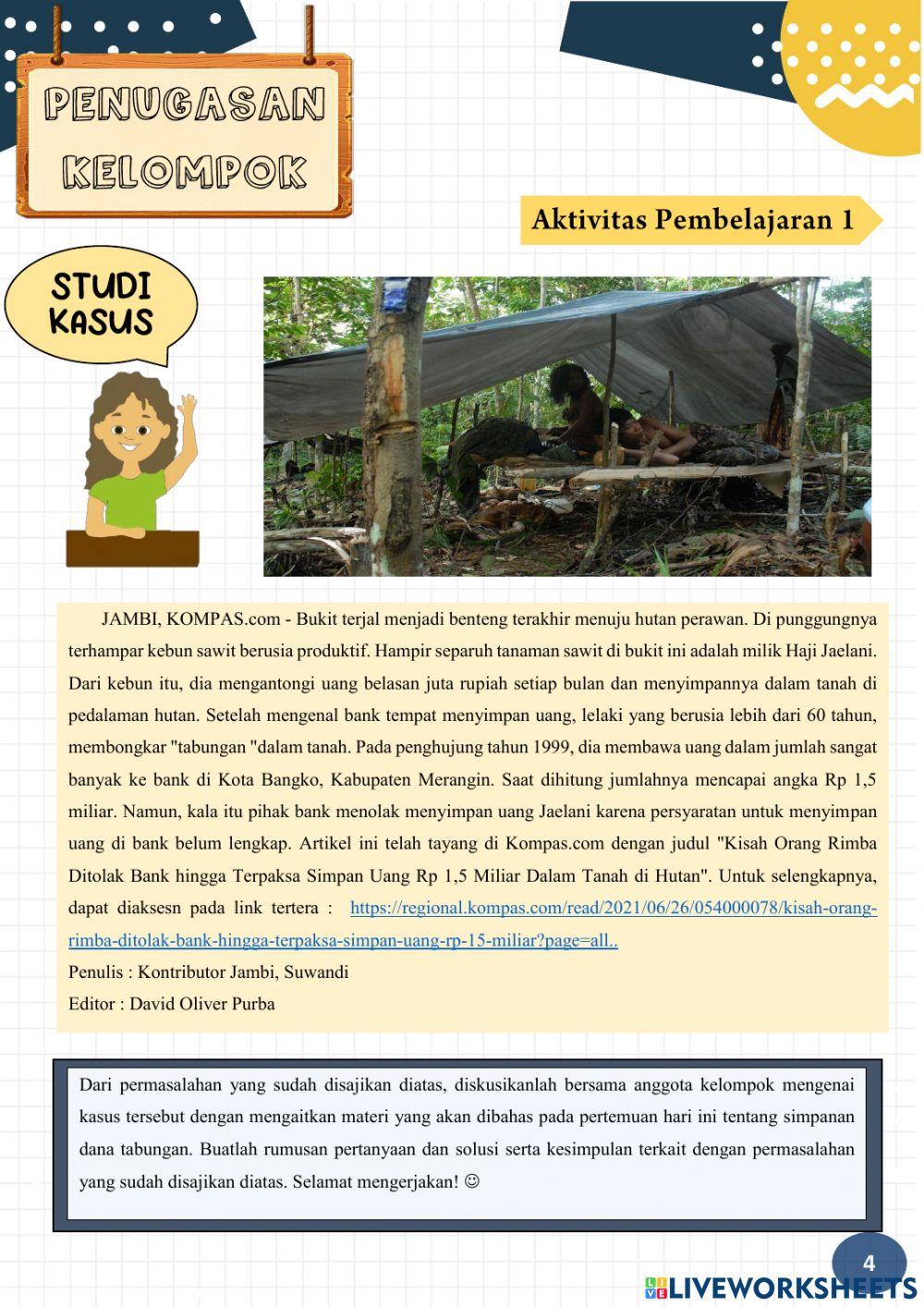 Lkpd perbankan dasar simpanan tabungan