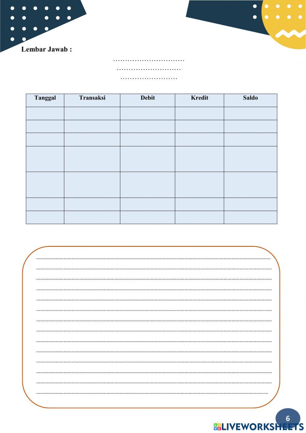 Lkpd perbankan dasar simpanan tabungan