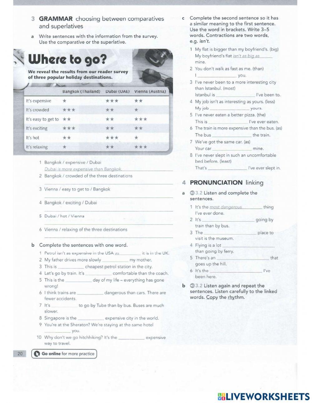 Comparatives-superlatives