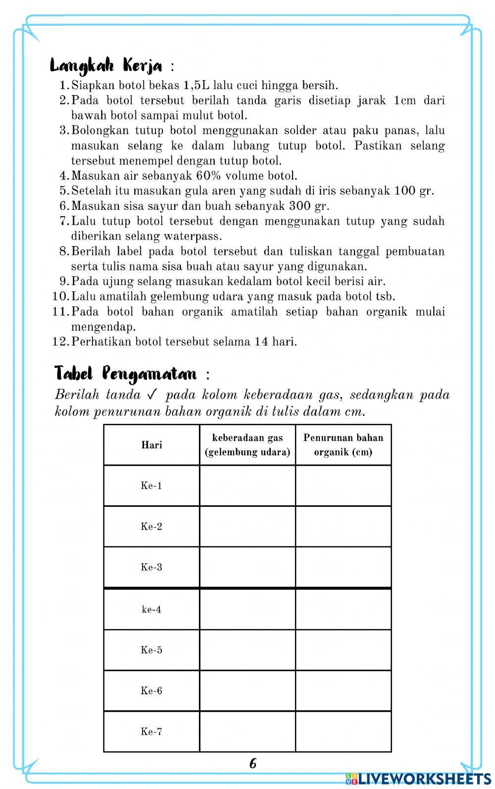 Lkpd perubahan lingkungan