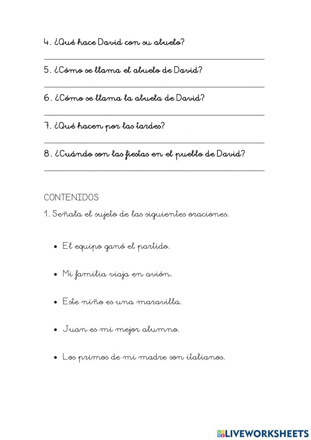 Examen tercer trimestre lengua adaptación