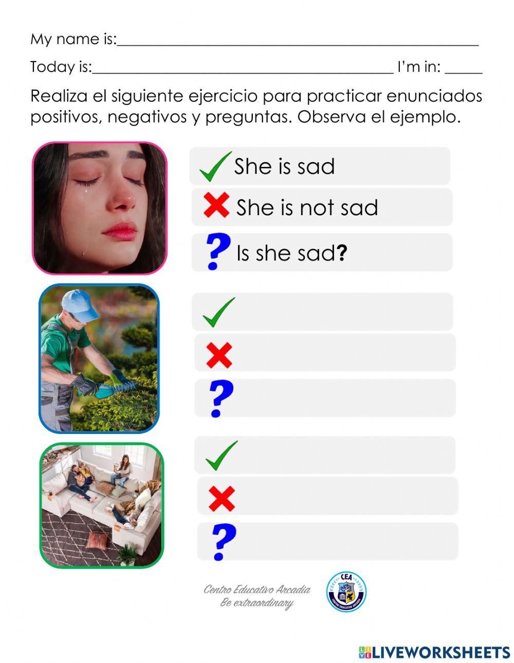 Vtb positive, negative, question