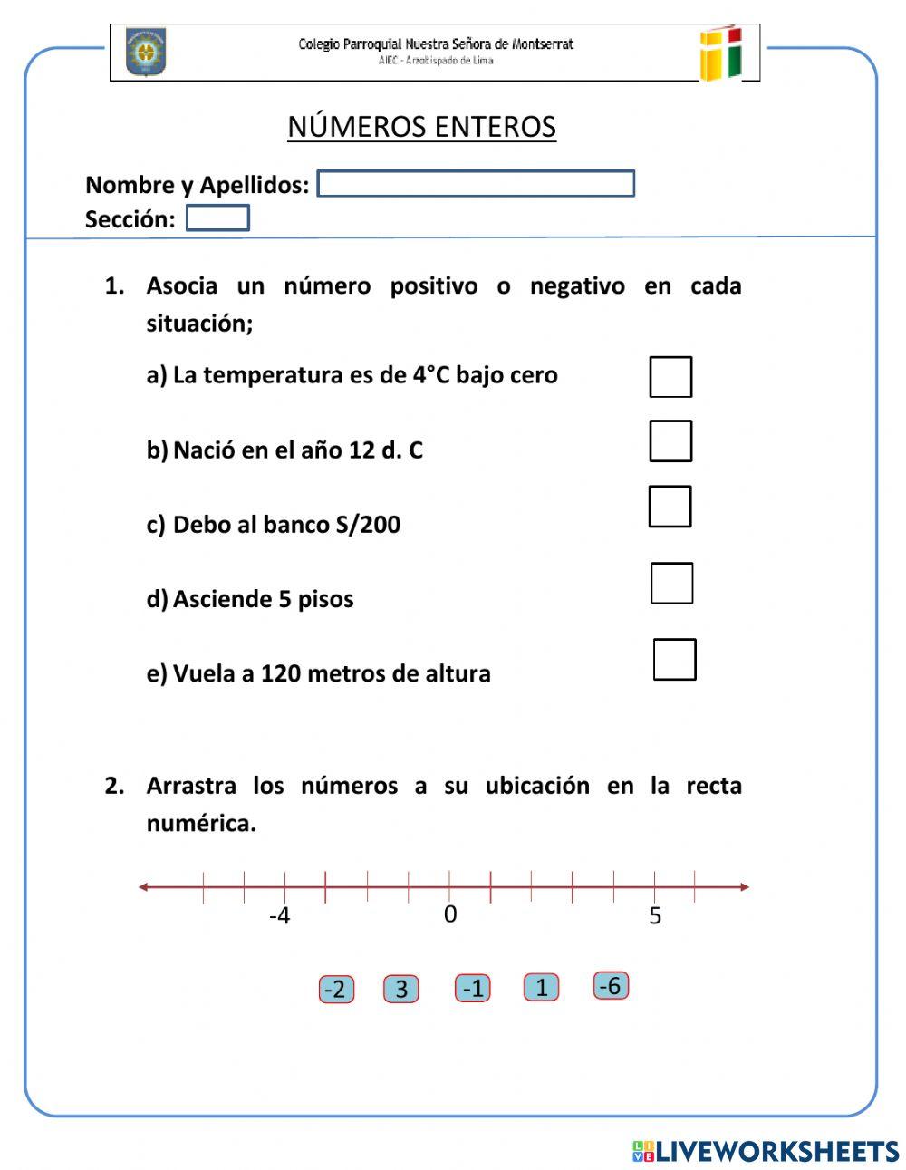 Orden y Operaciones en Z