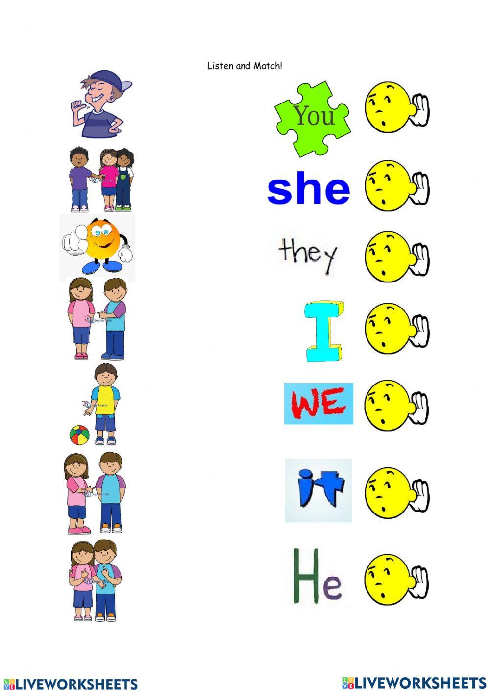 Personal pronouns