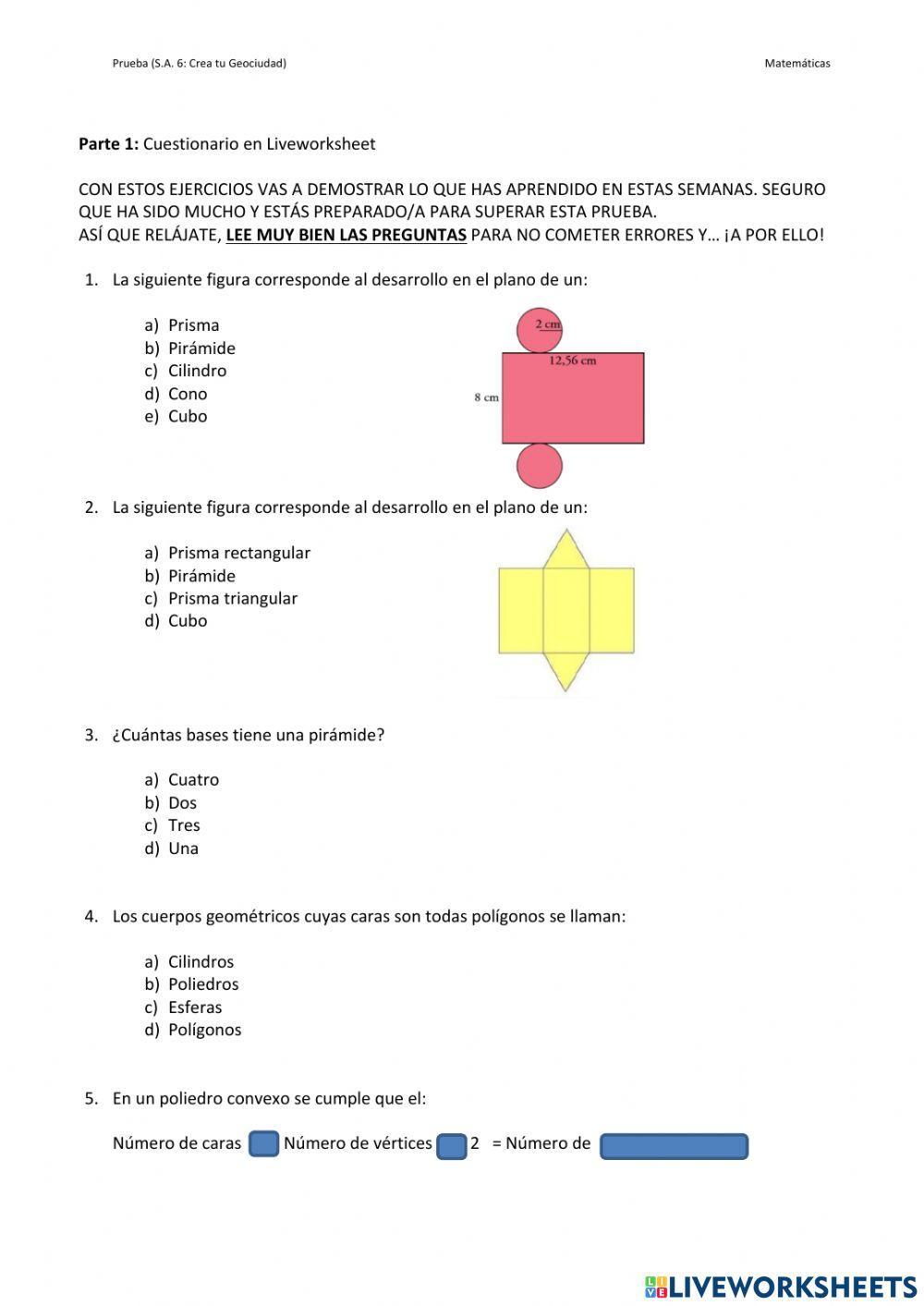 Cuerpos Geométricos