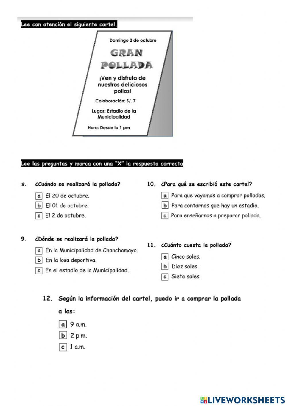 Comprensión lectora