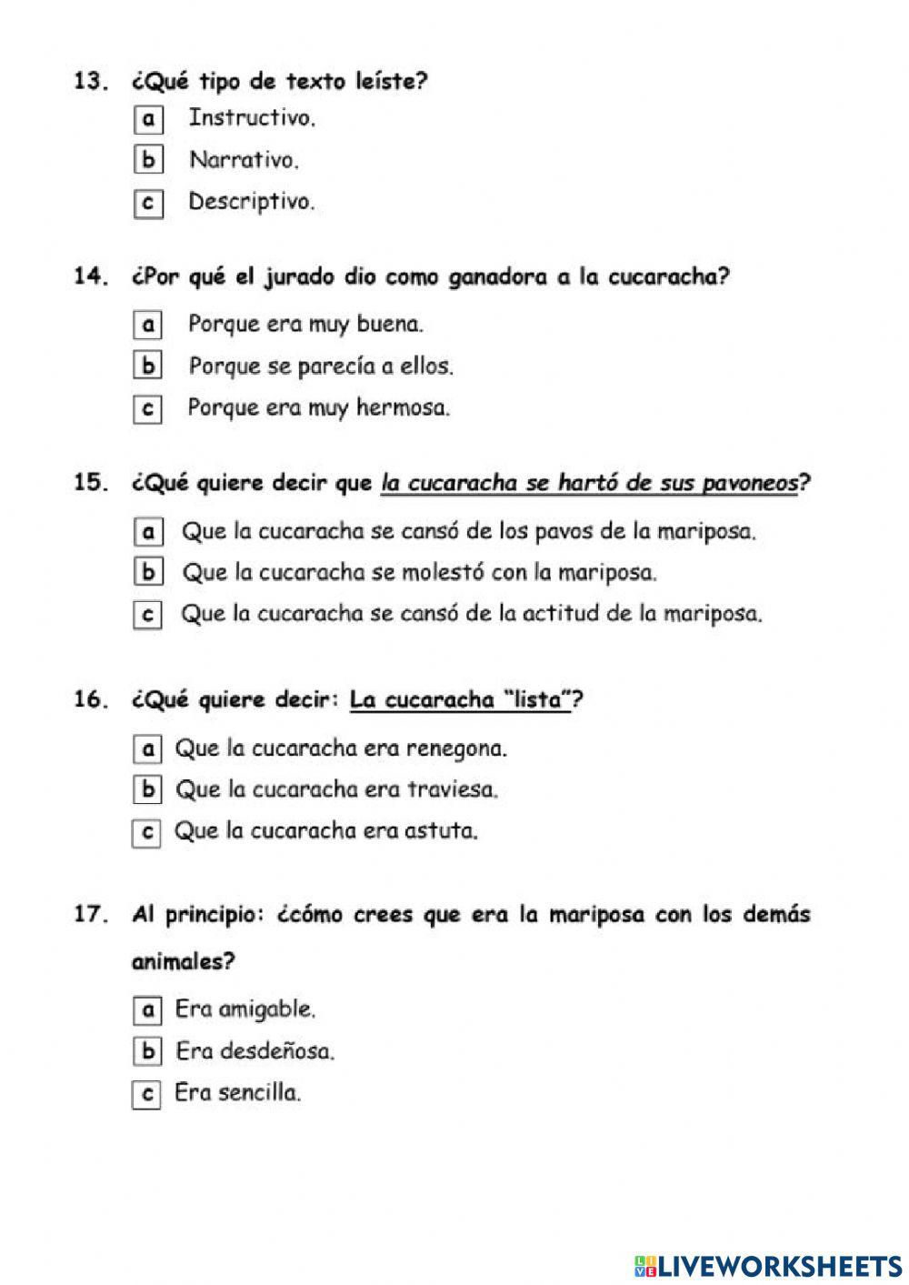 Comprensión lectora