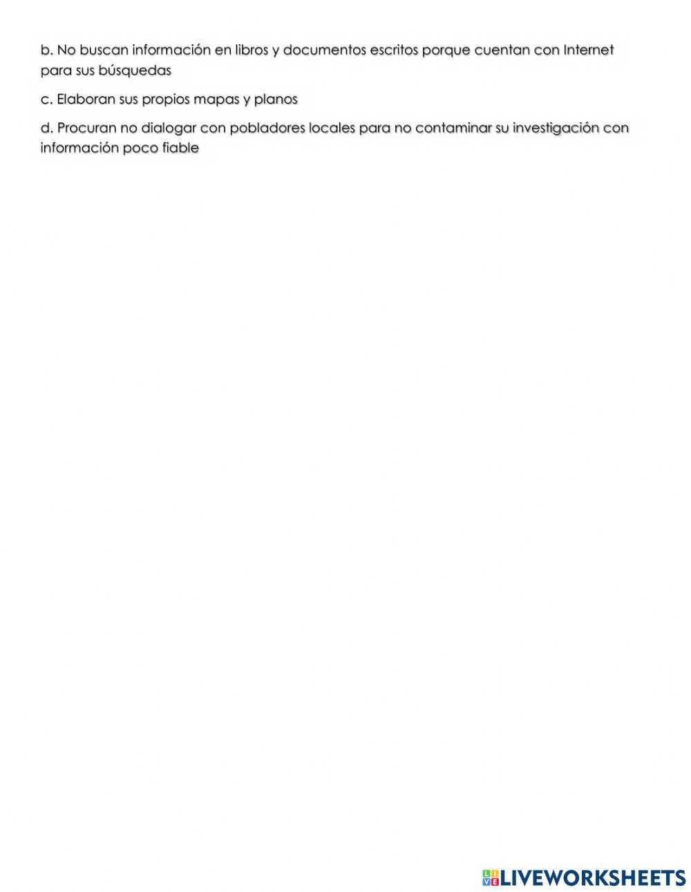 Las Ciencias Sociales - Historia y Geografía