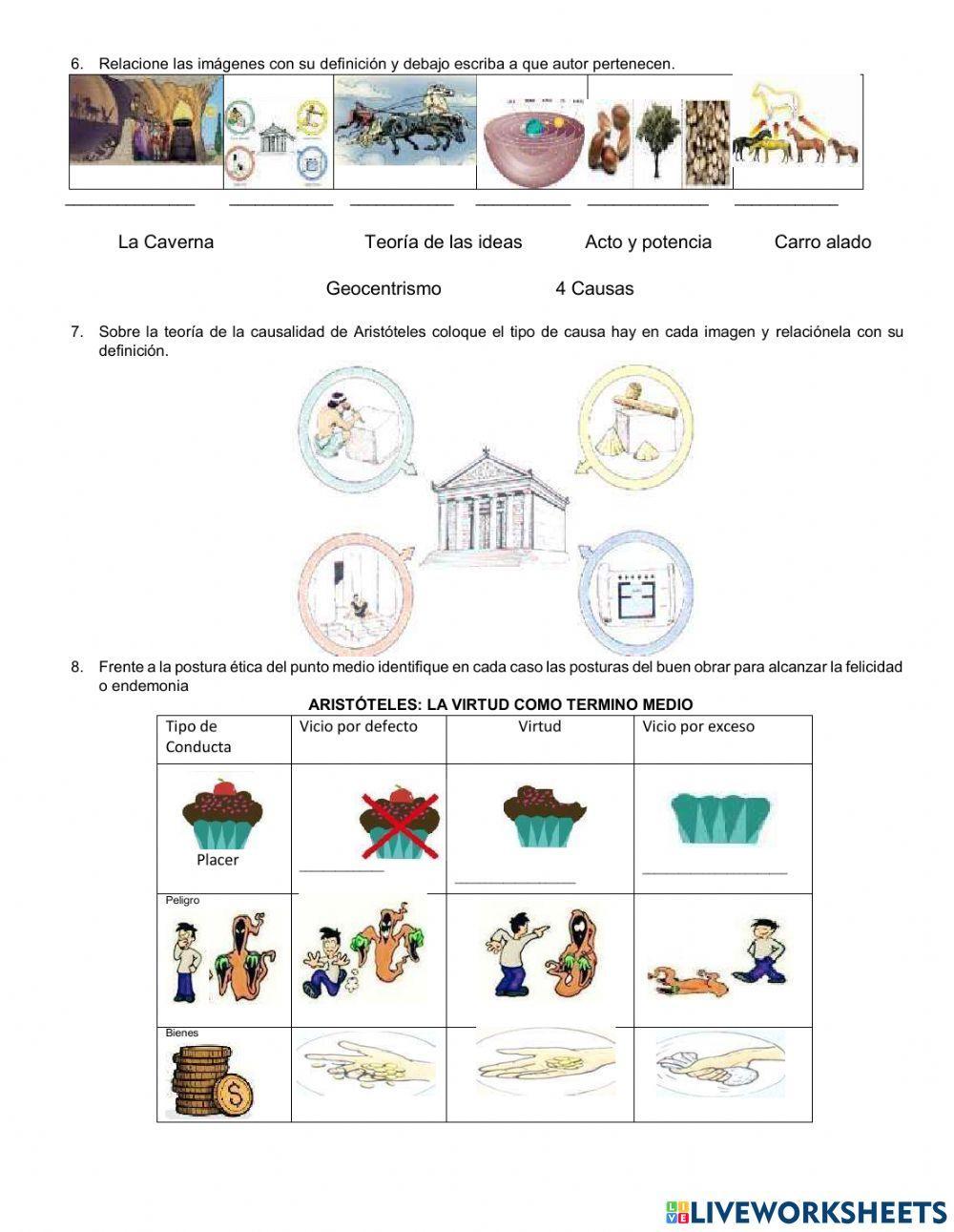 Filosofía: Platón y Aristóteles