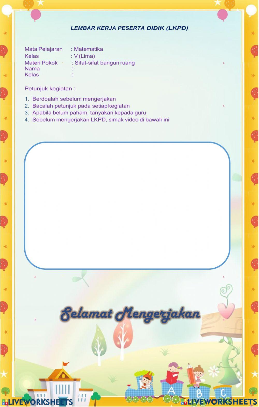 Bangun Ruang Kelas 5