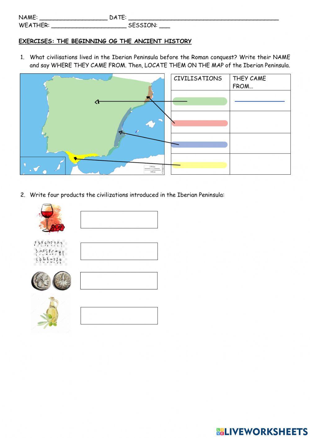 THE BEGINNING OF THE ANCIENT HISTORY 