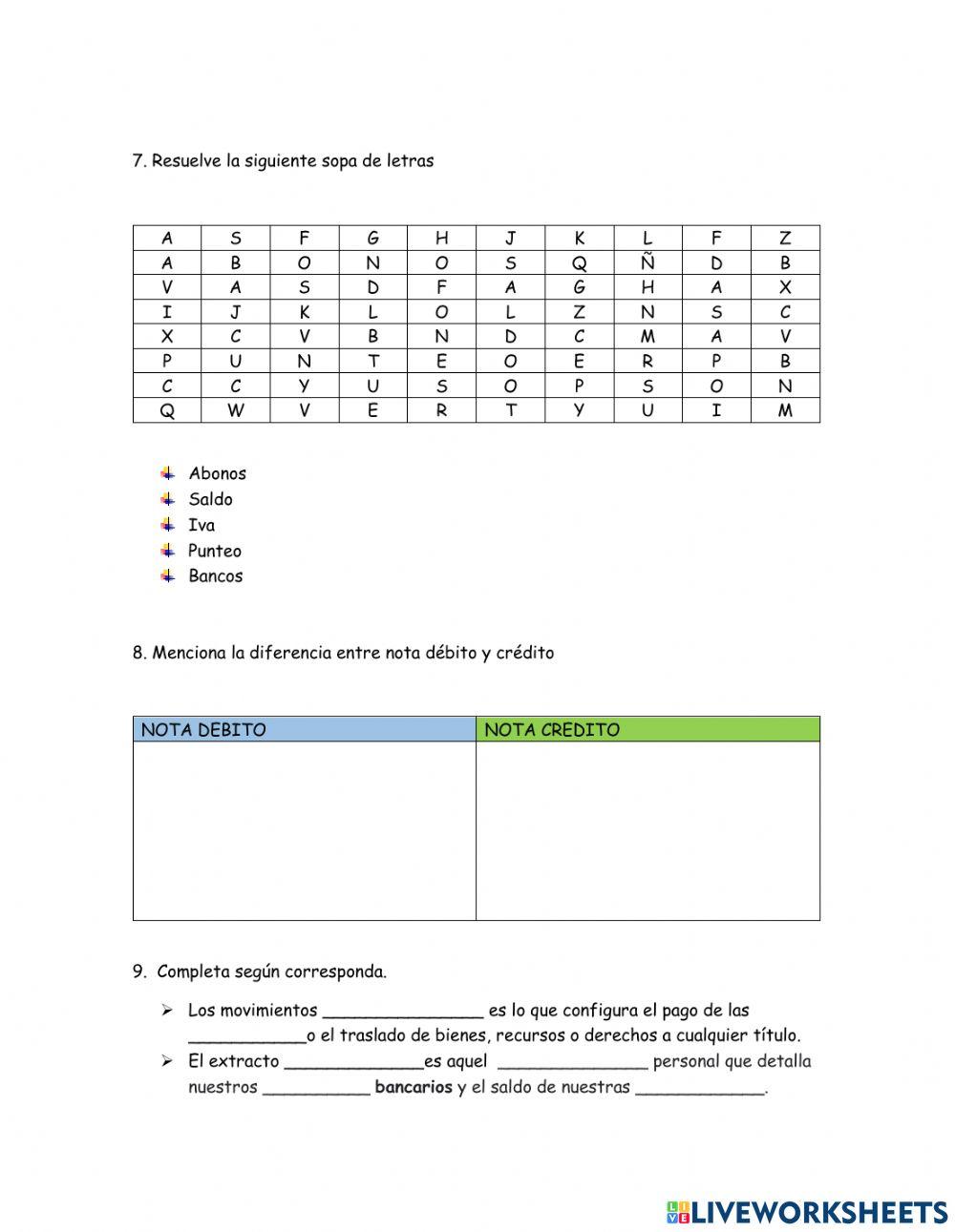 Conciliacion bancaria
